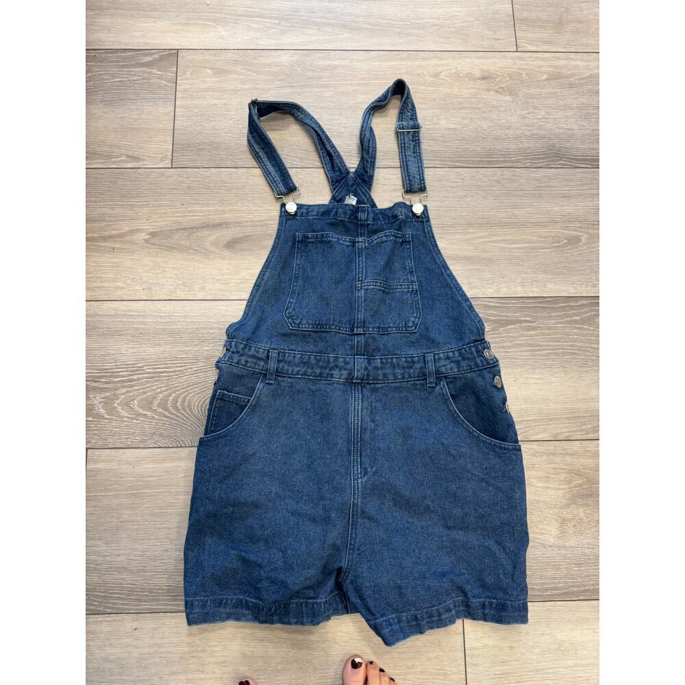 Forever 21 denim overalls shorts size 0x